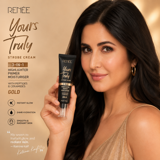 RENEE Yours Truly Strobe Cream | 3-In-1 Highlighter, Primer & Moisturiser, 30g