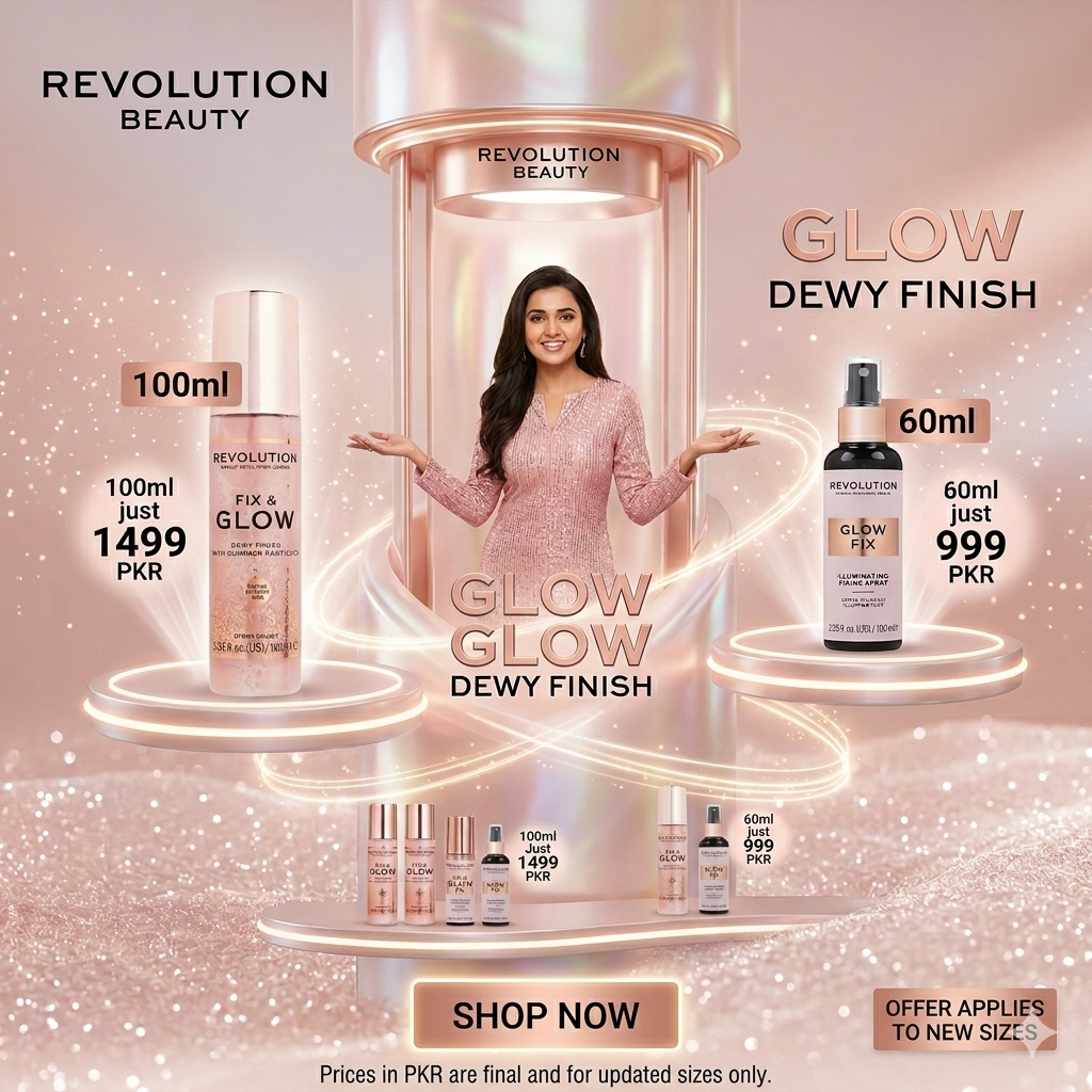 Makeup Revolution Fix & Glow Setting Spray 100ml